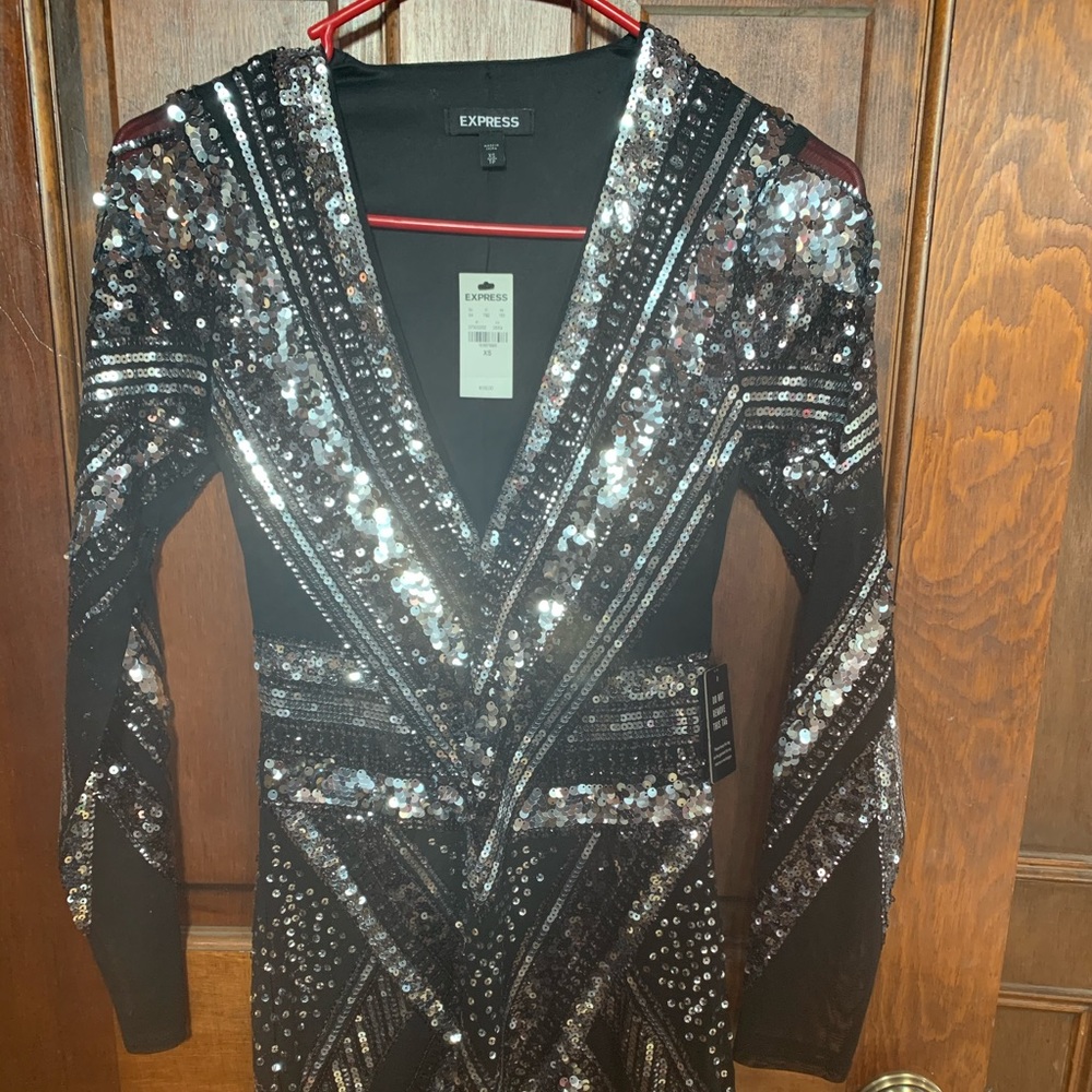 Sequin mini dress